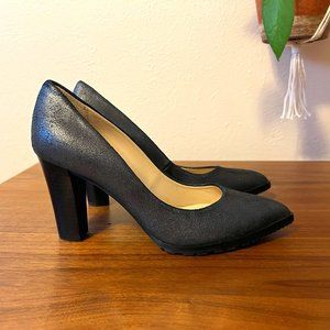 Andre Assousaq leather heels, dress shoe. New without tags. Never worn.